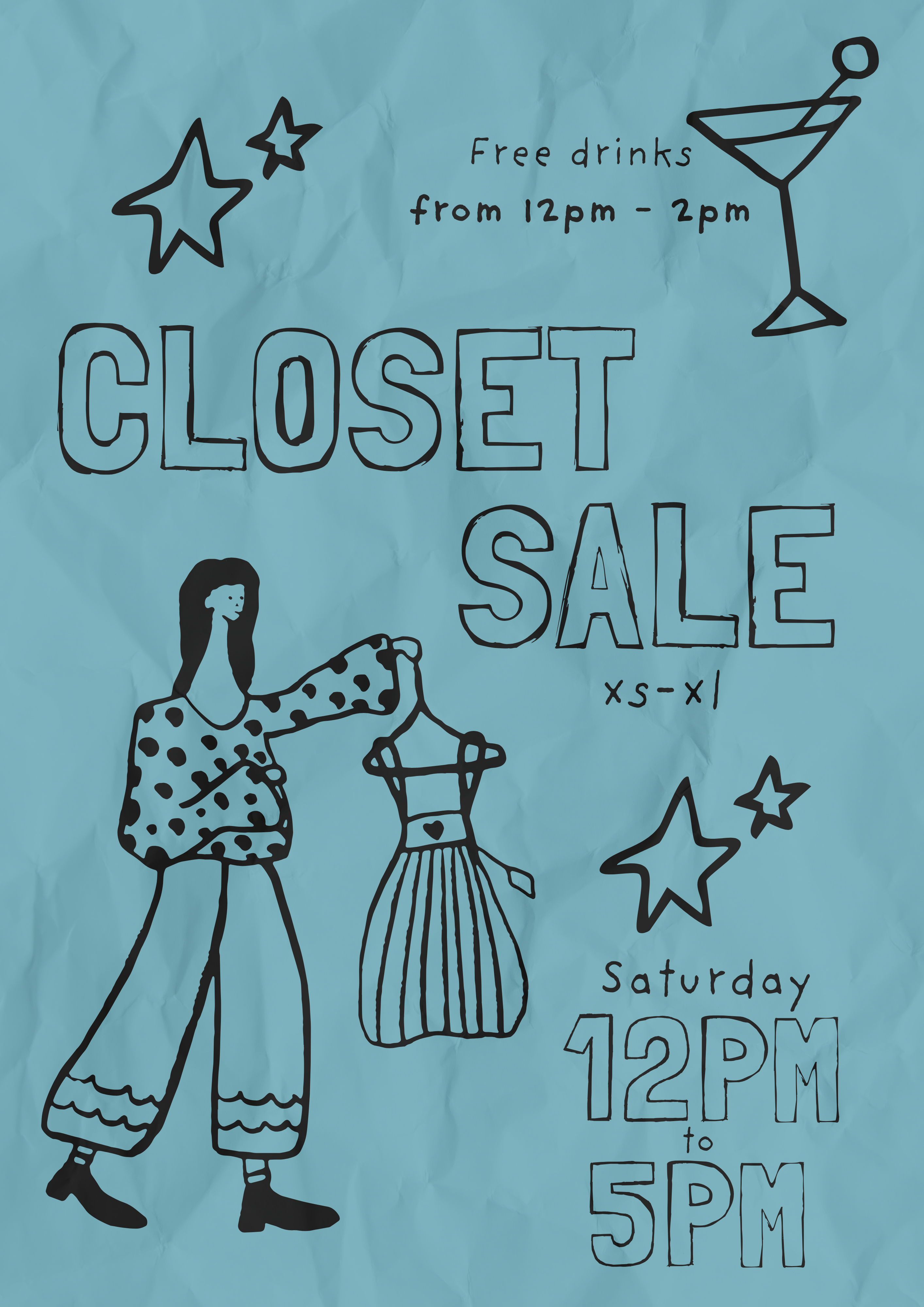 closet cleanout poster