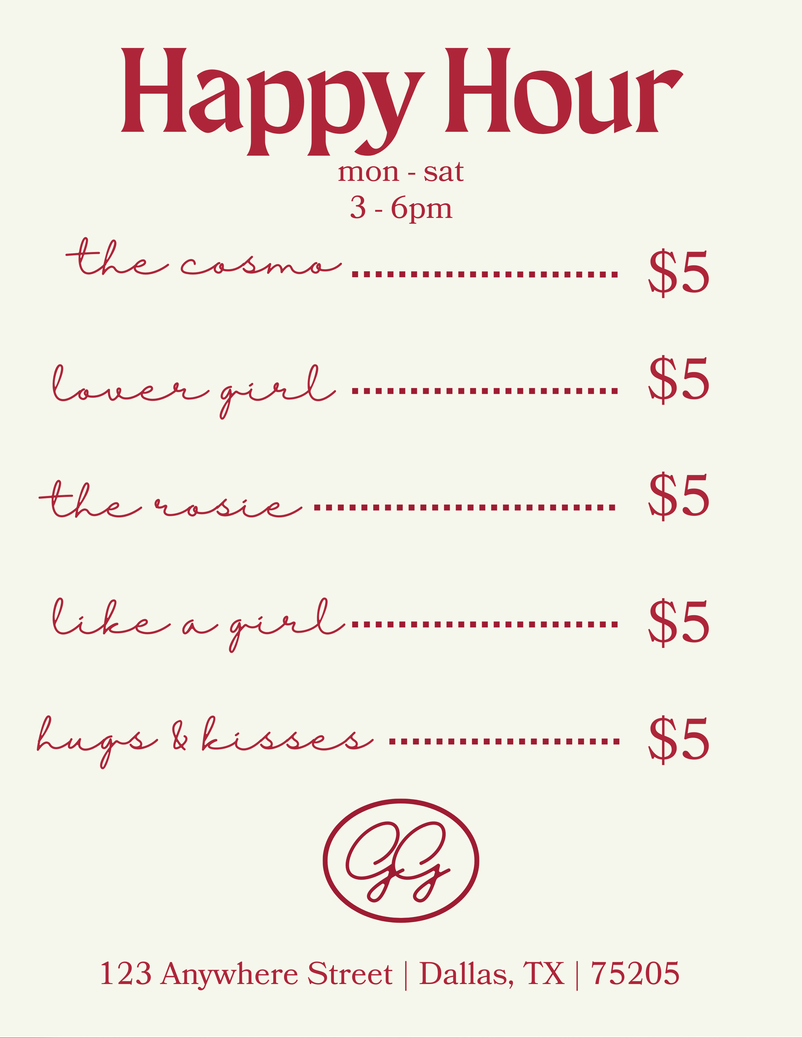 happy hour